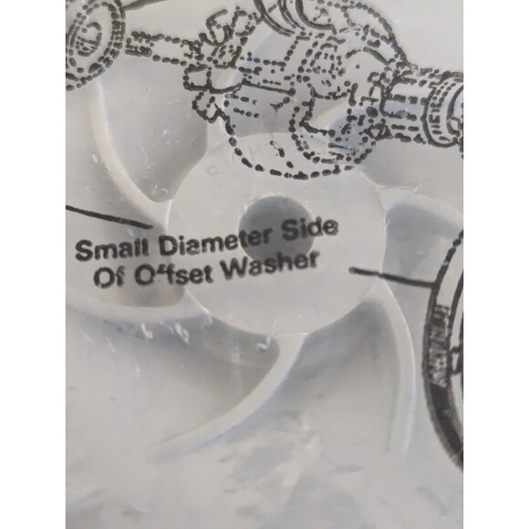 Motor Fan Singer Vacuum Cleaner Right Hand Side 3" Diameter same 643205-001 - Picture 3 of 4